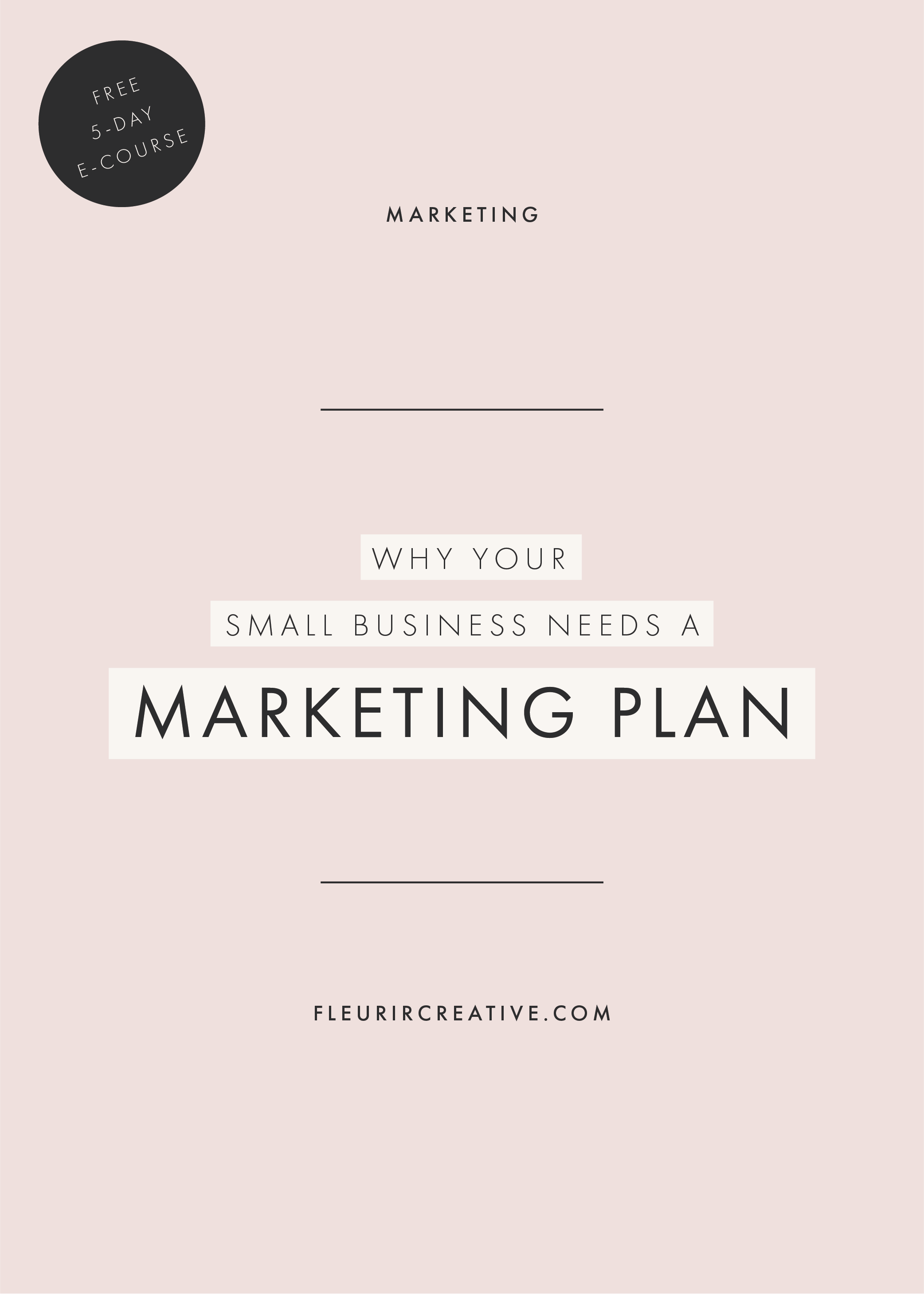 Why Your Small Business Needs A Marketing Plan | Marketing for Creatives