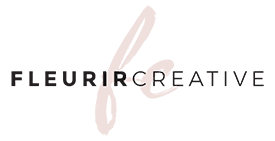 Fleurir Creative Logo | Branding and Marketing for Wedding and Lifestyle Brands