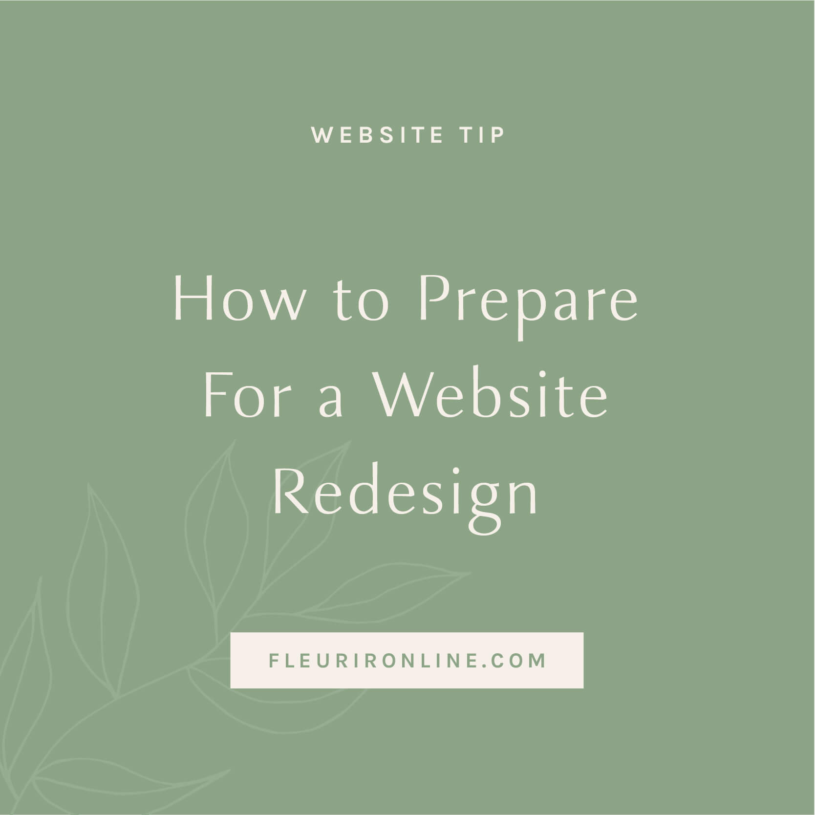How to prepare for a website redesign