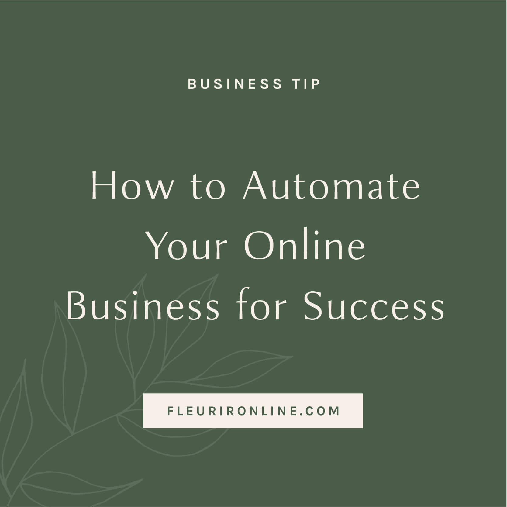 How to automate your online business for success
