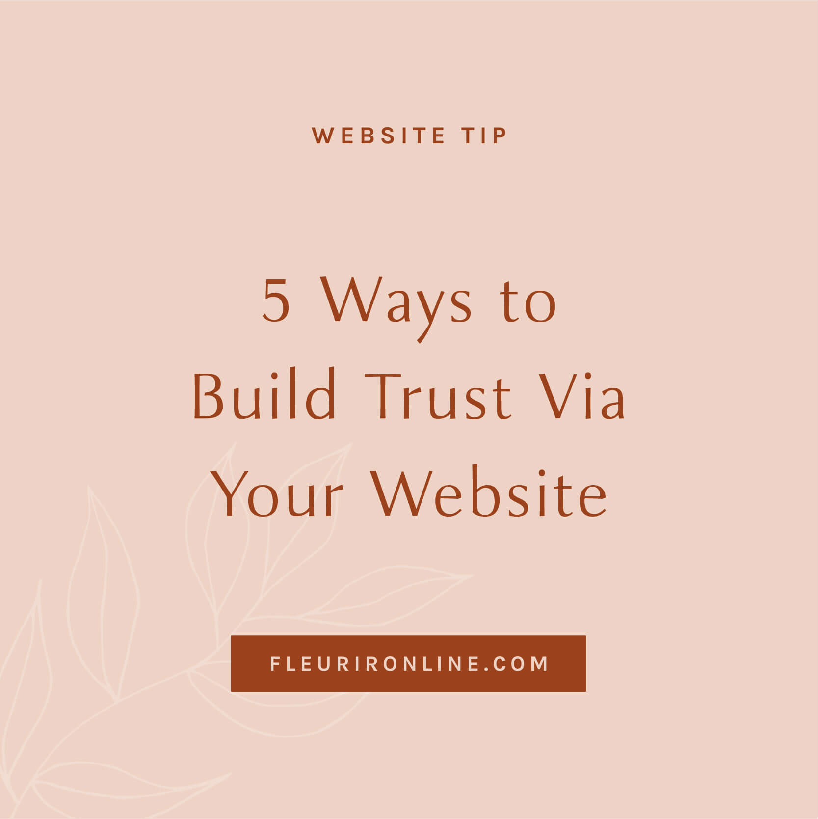 5 ways to build trust via your website