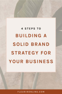 4 steps to building a solid brand strategy for your business