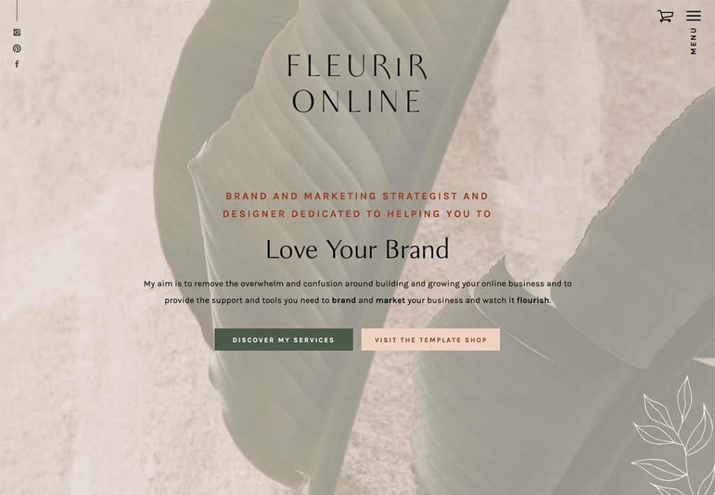 Fleurir Online Homepage