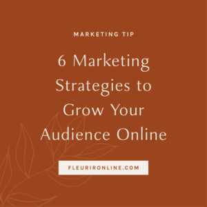 6 Marketing Strategies to Grow Your Audience Online