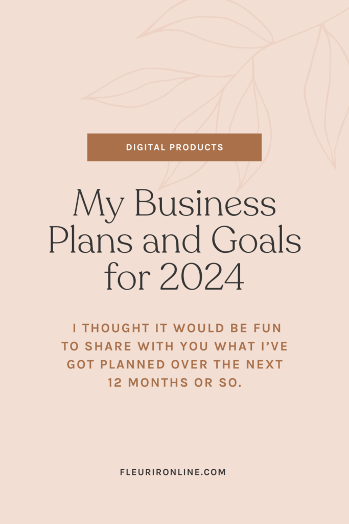 My business plans and goals for 2024 - New episode on the Expand Your Impact podcast